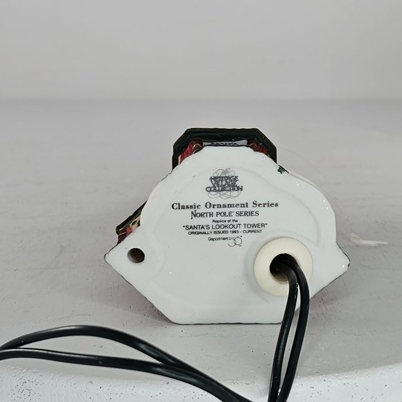 Department 56 North Pole Series Santa's Lookout Tower Christmas Ornament FLAW - Picture 4 of 9